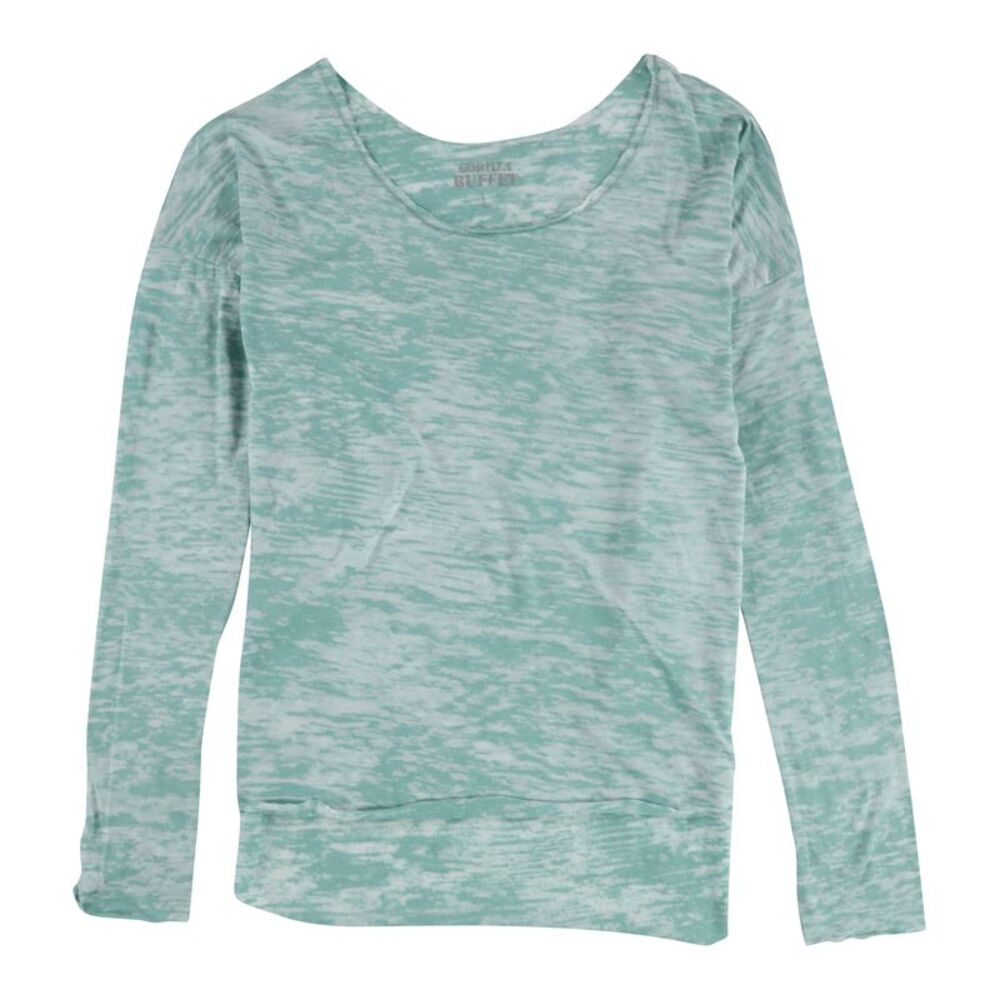 Gorilla Buffet Womens Burnout Print Basic T-Shirt, NWT